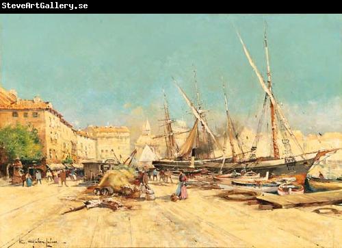 Eugene Galien-Laloue Marseille Port